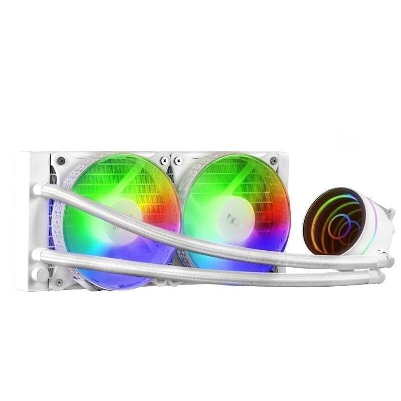 Refrigeración MLONE240W para PC con radiador de 240 mm y ventilación líquida RGB