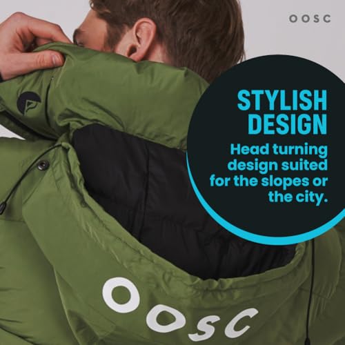 OOSC Men's Puffer Jacket Khaki3