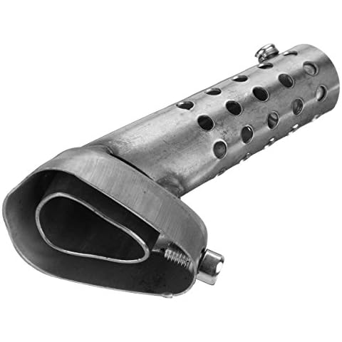 Alamor Silenciador de escape ajustable para motocicleta Cover