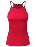 Basic Burn Out Racerback Tank Tops, 16-bright Red, XXX-Large