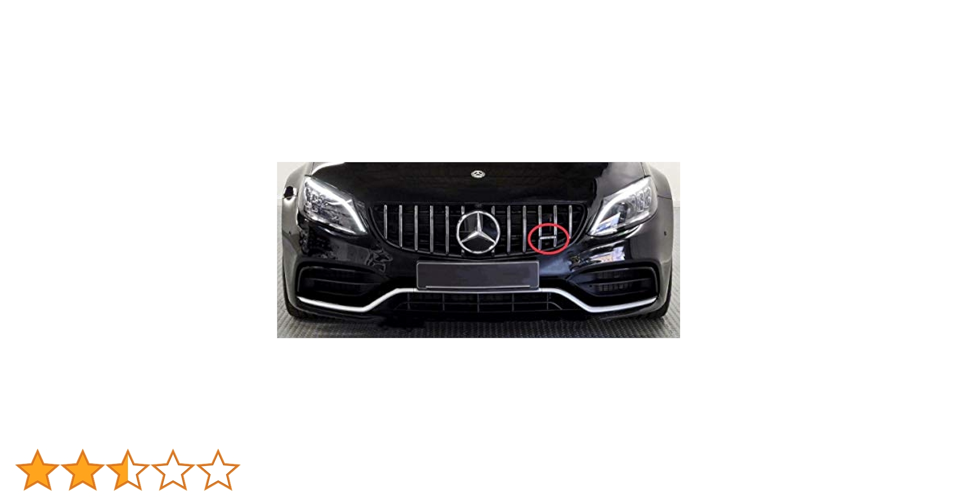 【美品】メルセデスベンツ C63 純正グリル W205AMG Mercedes-Benz メルセデスベンツ純正部品 Mercedes-Benz W205