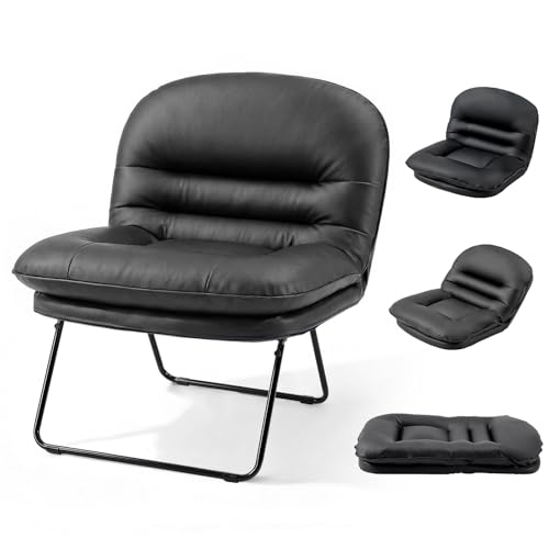 DUMOS PU Leather Foldable Chair