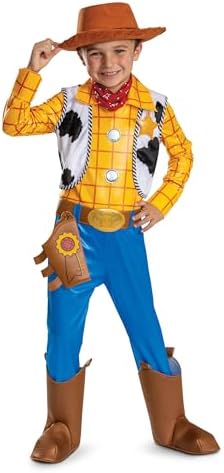 Disney Toy Story Woody Costume, Official Boys Halloween Dress Up ...