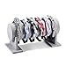 QUCUMER Haarreifen Ständer Schmuck T-Bar Samt Haarreif Halter Abnehmbarer Schmuckhalter Display Grauer Haarreif Organizer Schmuckständer Stirnband Halter Ständer für Haarreifen Haar Accessoires