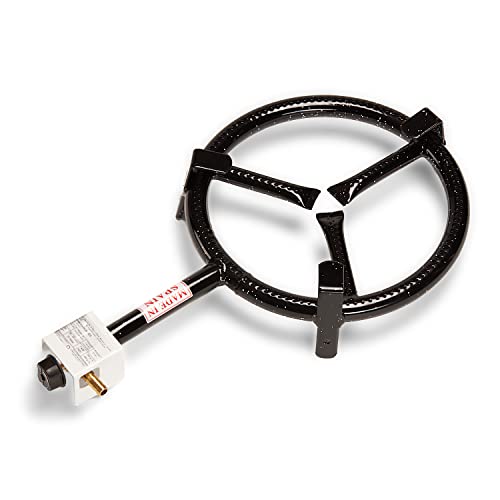 COMBOI - Quemador 30 cm - paellero de gas butano-propano, hornillo de gas, incluye recetas e instrucciones de montaje y conservación, productos fabricados en España. (30 CM)