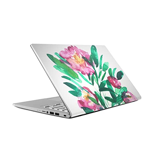 Skin vinyle ASUS Vivobook 14 X409FA autocollant floral fleurs pivoines
