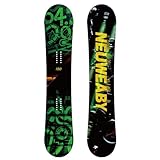 NEUWEABY Snowboard All Mountain da uomo Hybrid Rocker Freeride Wide Board Freestyle Training Fate Board per principianti e snowboarder di livello intermedio - Stampa bosco verde 150 cm