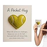 Besondere Ornamente | Tennis Motiv Dekoration Mit Geschenkkarte | Dekoratives Tennismotiv Erinnerungsstück,Für Männer en Jugendliche Teenager Oma Mann Sohn Tochter Familie