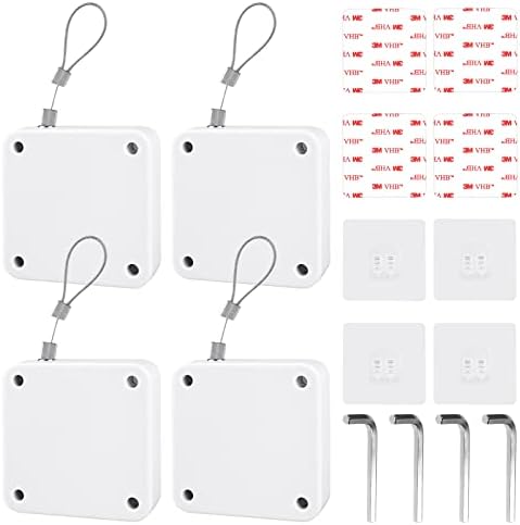 Sporgo Automatischer Türschließer 4 Stück, Türschließer Ohne Bohren mit ...