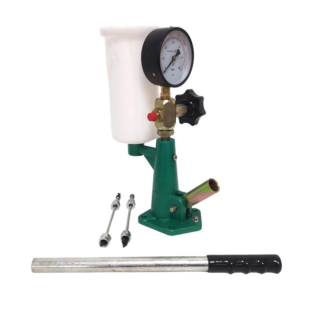 Comprobador de Inyectores S80H, Comprobador de Inyectores de Bomba de Aceite, Calibrador de Inyectores Common Rail, Manómetro de 0 A 60 MPA