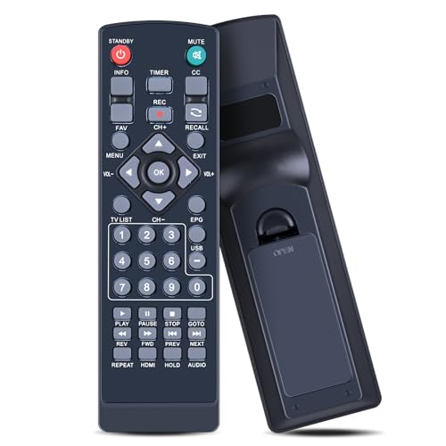 Télécommande de rechange pour boîtier décodeur Mediasonic Homeworx ATSC HW130RN