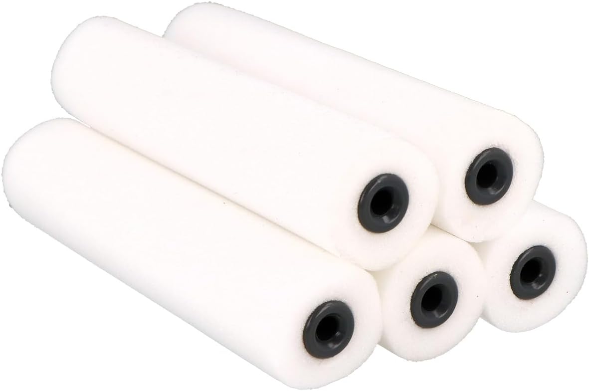 INNSPIRO Pack of 5 Replacement Foam Paint Rollers 15cm