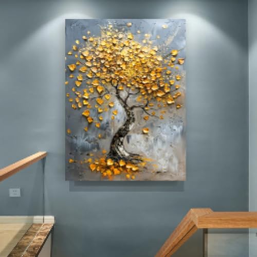 Toile arbre de la fortune abstrait pour créer une ambiance sereine chez soi