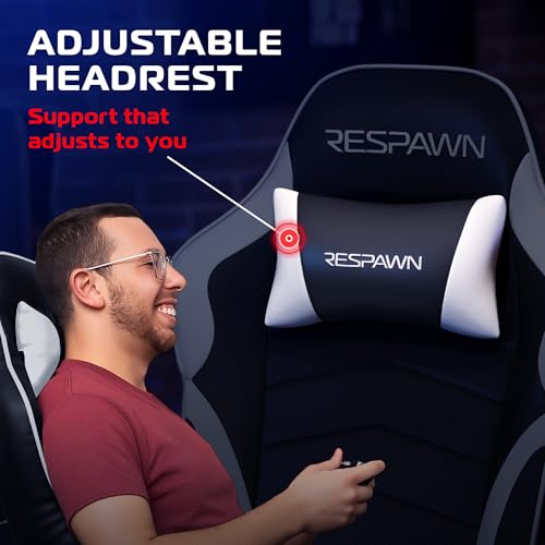 Image of RESPAWN 900 Gaming Recliner Chair with Footrest, Cup Holder and Swivel