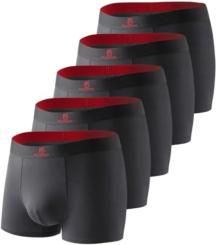 GLESTORE Modal Unterhosen Männer Boxershorts Herren 5er Pack Underpants | Herren Unterhosen Boxershorts Atmungsaktive Unterwäsche Herren Geschenke Ohne Kratzenden Zettel Retroshort