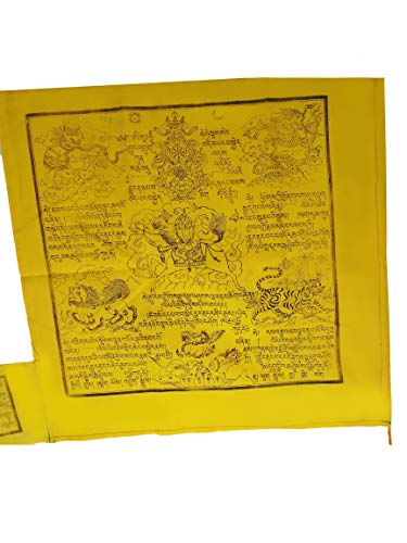 Tibetan Large Multi Color Vertical Tibetan Prayer Flags #TOP4