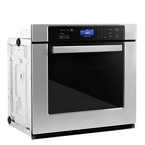 Cosmo Cos-30Eswc 30 In. 5 Cu. Ft. Single Electric Wall Oven With True European Convection And Self Cleaning #TOP5