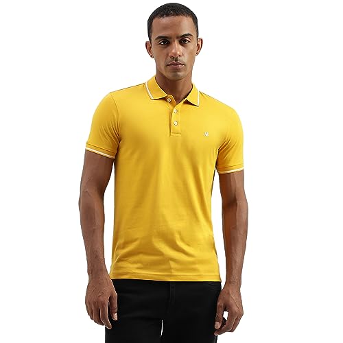 Image of United Colors of Benetton Men's Solid Regular Fit Polo Shirt