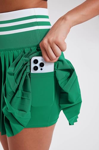 Airfree Pleated Tennis Skirts for Women High Waisted Golf Skort Skirt with Short Athletic Workout Skorts with Pockets4