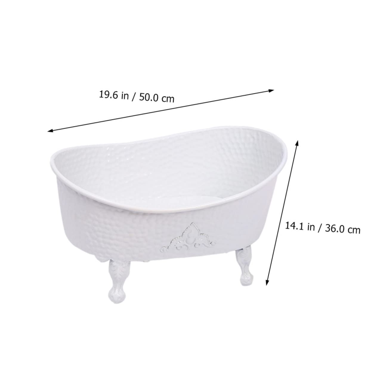 Accessoire Photo Bébé -né, Bain Décoratif en Fer Blanc