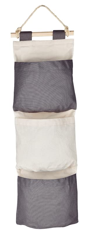 Organizador Tramontina para Pendurar em Lona com Corda e 3 Bolsos