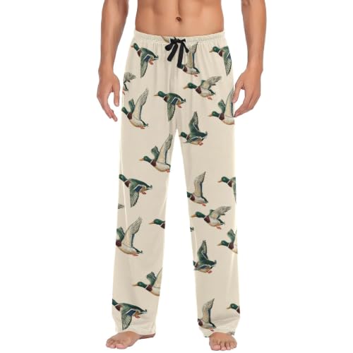 Image of Fisyme Mens Pajama Pants Men's Pajama Bottoms Soft Sleep Lounge Pj Pants