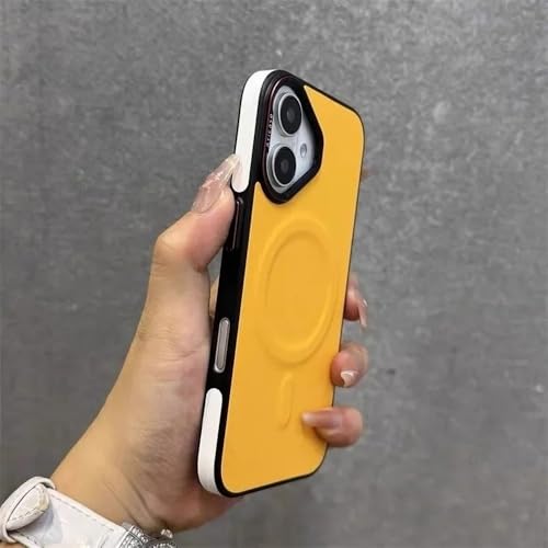 Coque en cuir mat pour iPhone 17 Pro Max | Étui magnétique de luxe