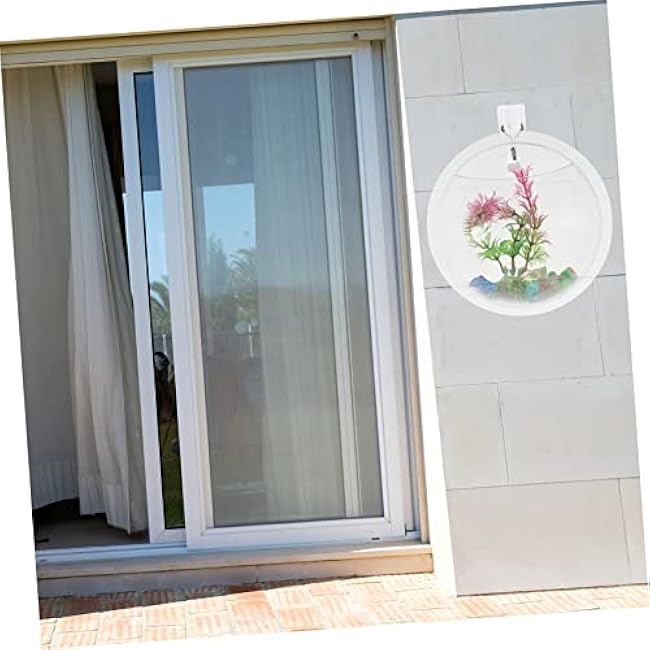 Wall-Mounted Acrylic Fish Tank and Decorative Vase Creative Hydroponic Planter for Flowers and Air Plants Decoration for Weddings Parties and Events