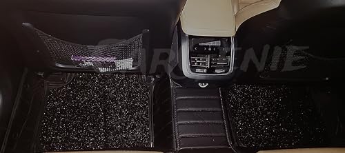 Image of 9D Car Floor Mats for Mahindra 3XO EV | Black | Waterproof | Antislip | Faux Leather | Full Coverage | All Weather | Custom Fitted 9D Car Floor Mats