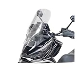 Deflector Viento Parabrisas Delantero Motocicleta 57CM para ZONTES para 368G para G368 Deflector Elevado para Parabrisas Aumento Carenado Pantalla Pantalla Moto Antiviento(Transparent 57cm)