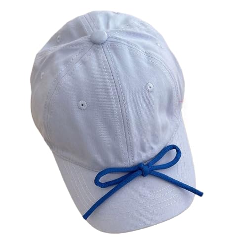 Kids Colorful Bow Baseball Hats Colorful Bow Versatile Hats for Spring Breathable Hat for Adults Casual Sport
