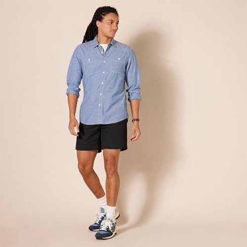 Image of Amazon Essentials Men's Classic-Fit 7 inch Chino Shorts
