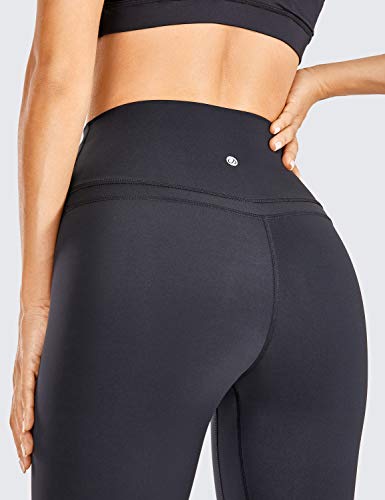 image for CRZ YOGA Women's High Waist Crop Capri Leggings Workout Pants Naked Fe