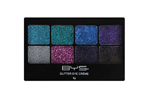 BYS Glitter Gel Makeup Palette 8 shades - LeFreak Cest Chic, lightweight, fine glitter particles that will add a bit of glam to any eye makeup look