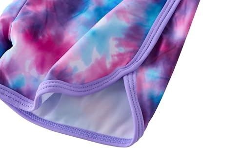 Image of UMELOK Girls Rash Guard Swimsuit Short Sleeve Bathing Suit Rashguard Sets