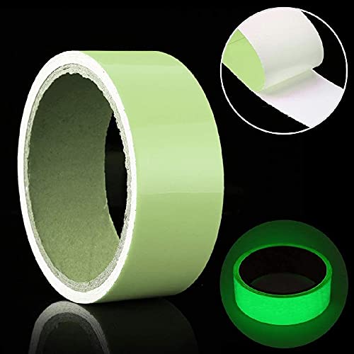 Luminous Tape Glows in The Dark Wall Stickers, Luminous Tape Stage Home Decoration, Size: 9.84 ft X1.57 Inch (Color : Green Light)