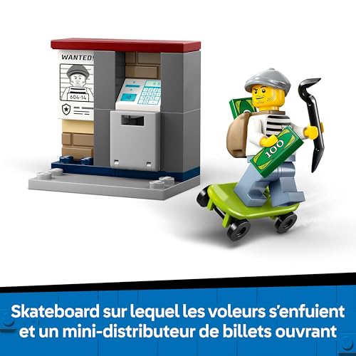 LEGO® City 60455 La course poursuite en moto de police - vue 8