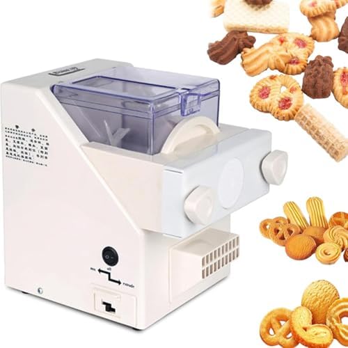 Biscuit Form Maker, Automatic Cookie Making Machine, 180W, 50-60rpm, 8 Replaceable Nozzles, Fast Uniform for Dessert Shop, Kitchen, Hotel
