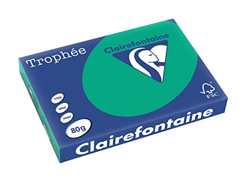 Papier jet d'encre Clairefontaine Trophée A3 vert 80g pour photocopie
