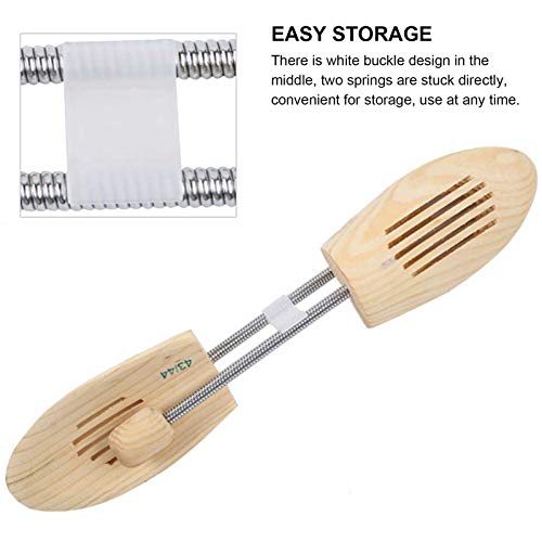 Árvore de sapatos, modelador de sapatos ajustável de madeira S, sapatos de couro universal para home