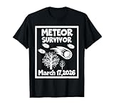 Meteor Survivor March 17 2026 Cleveland Fireball T-Shirt