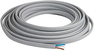 SHPELEC® Twin & Earth Electrical Cable 1.5mm 6242YH BASEC Approved Grey PVC LIGHTING LED 5m 10m 20m 25m 50m (10m)