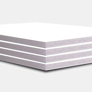 White Foam Board New Pack of 10 - A3 Size - 5mm (Strong and High Quality) Size 297x420mm