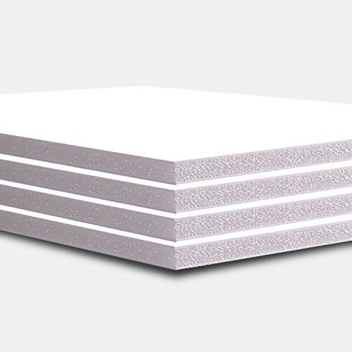 White Foam Board New Pack of 10 - A2 Size - 5mm