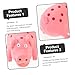 MERRYHAPY Dog Chew Toy Pig-Shaped Squeaky Toy for Dogs for Teeth Cleaning and Playtime and Easy to Clean Engaging Visual