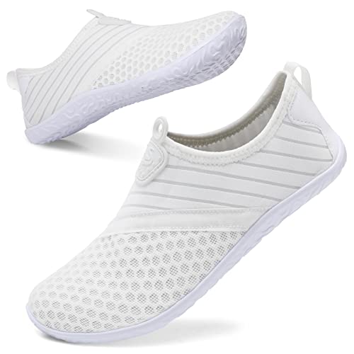 Spesoul Womens and Mens Water Shoes Breathable Quick Dry Swim Shoes Barefoot Aqua Socks Beach Shoes for Pool River Yoga Outdoor Water Sports 8-9 Women Women/6.5-7 Men