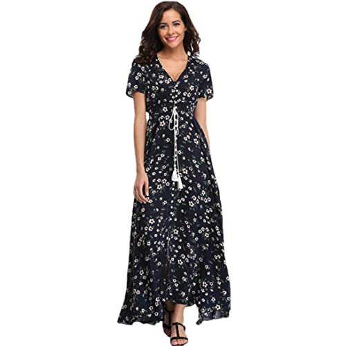 Robe d'été bohème fluide pour rester au frais en taille L