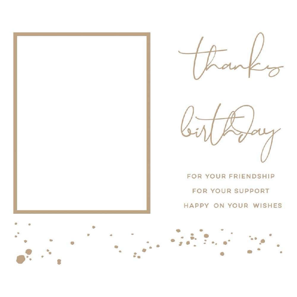 Spellbinders Splatter Sentiments