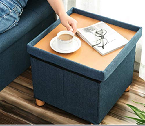 Repose-Pieds Boîtes de Rangement Ottoman pour Optimiser les Petits Salons - 7