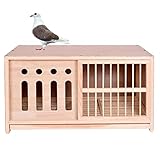 HYX US Bird Cage for Small Parrot Wooden Bird Cage Household Large Space Bird Cage Cooperating Pigeo